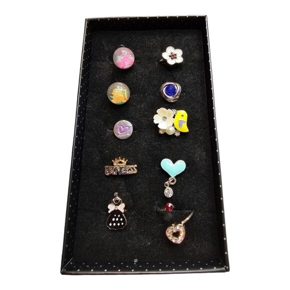 Paparazzi Lot of 10 Adjustable Rings Great for Preteens and Teens Boxed NEW #3 - Picture 4 of 7